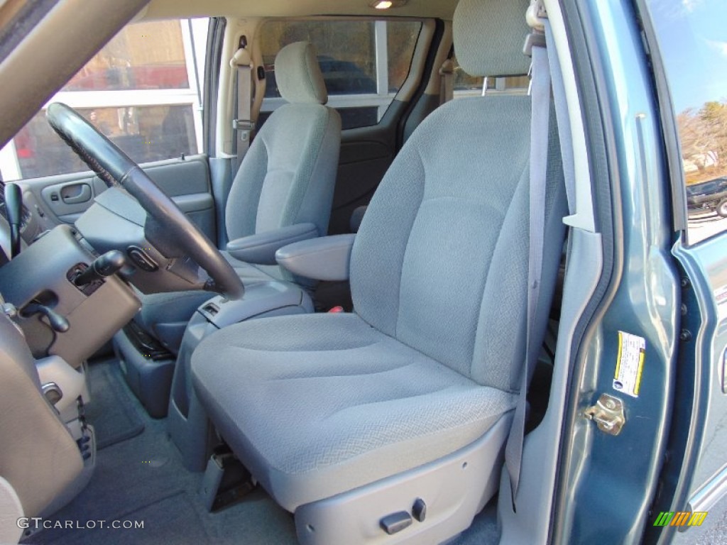 2007 Town & Country Touring - Marine Blue Pearl / Medium Slate Gray photo #16