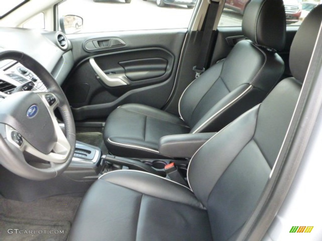 Charcoal Black Interior 2013 Ford Fiesta Titanium Hatchback Photo #102822352