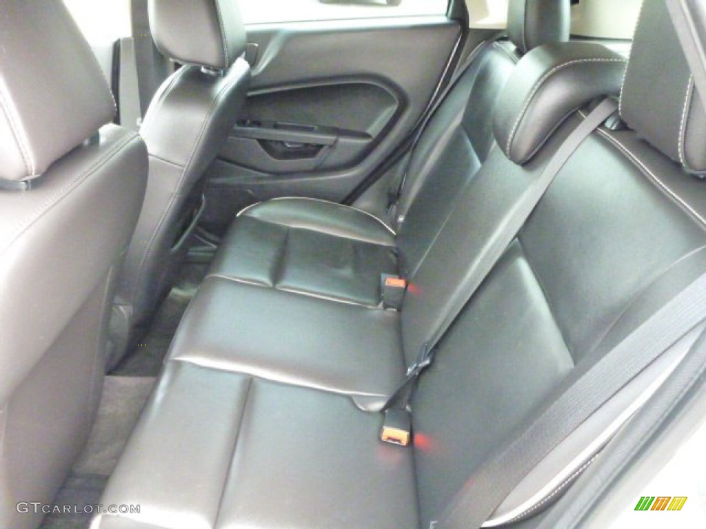 2013 Fiesta Titanium Hatchback - Ingot Silver / Charcoal Black photo #9