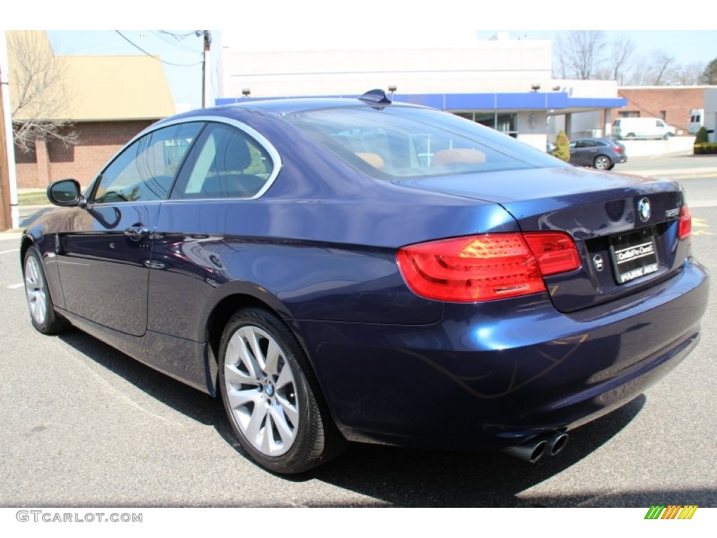 2012 3 Series 328i xDrive Coupe - Deep Sea Blue Metallic / Saddle Brown photo #5