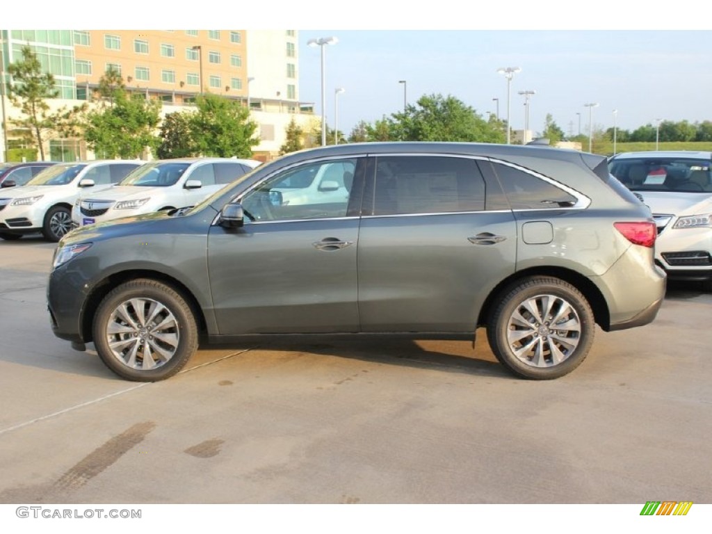 Forest Mist Metallic 2016 Acura MDX Technology Exterior Photo #102822955