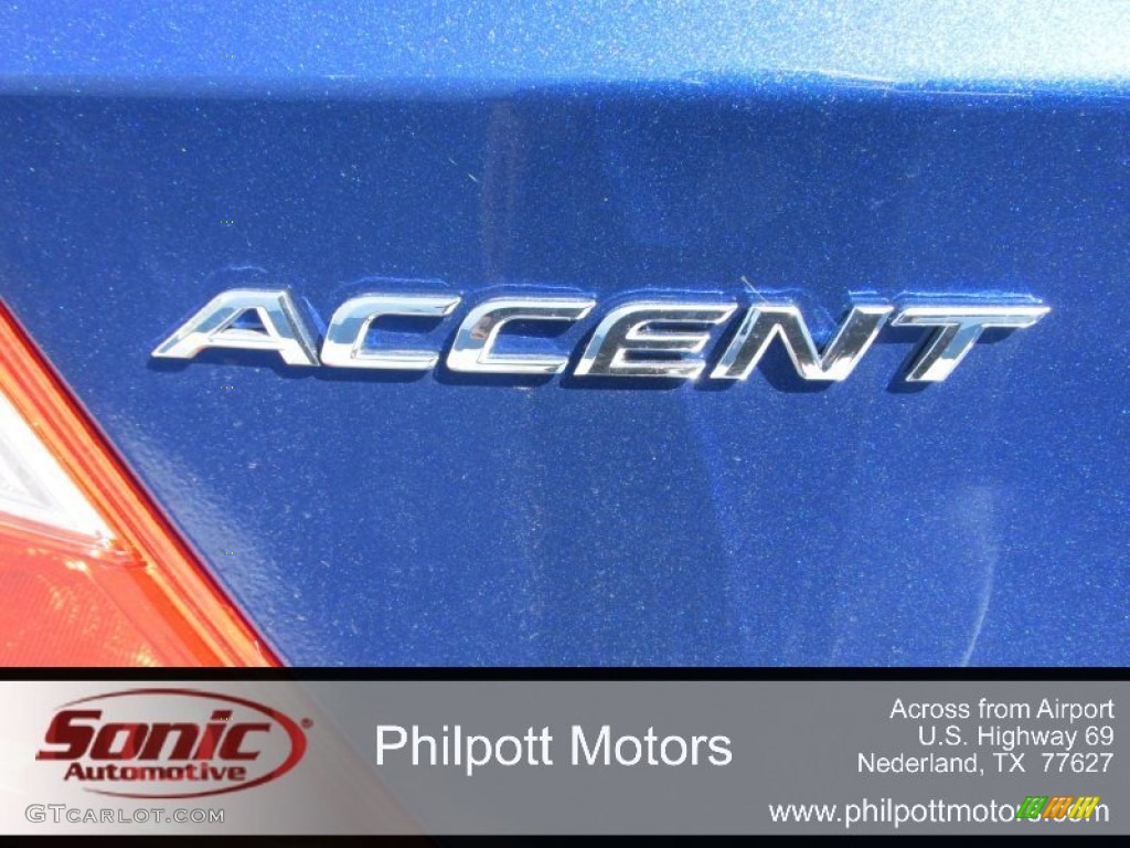 2015 Accent GS 5-Door - Pacific Blue / Black photo #14