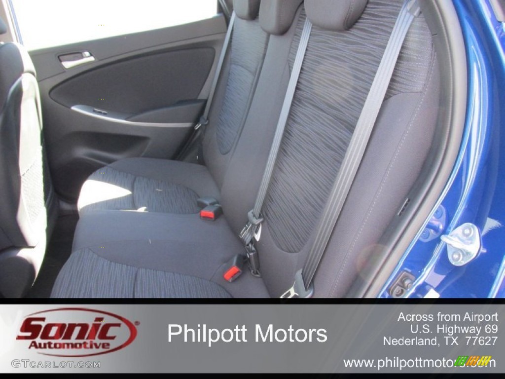 2015 Accent GS 5-Door - Pacific Blue / Black photo #18