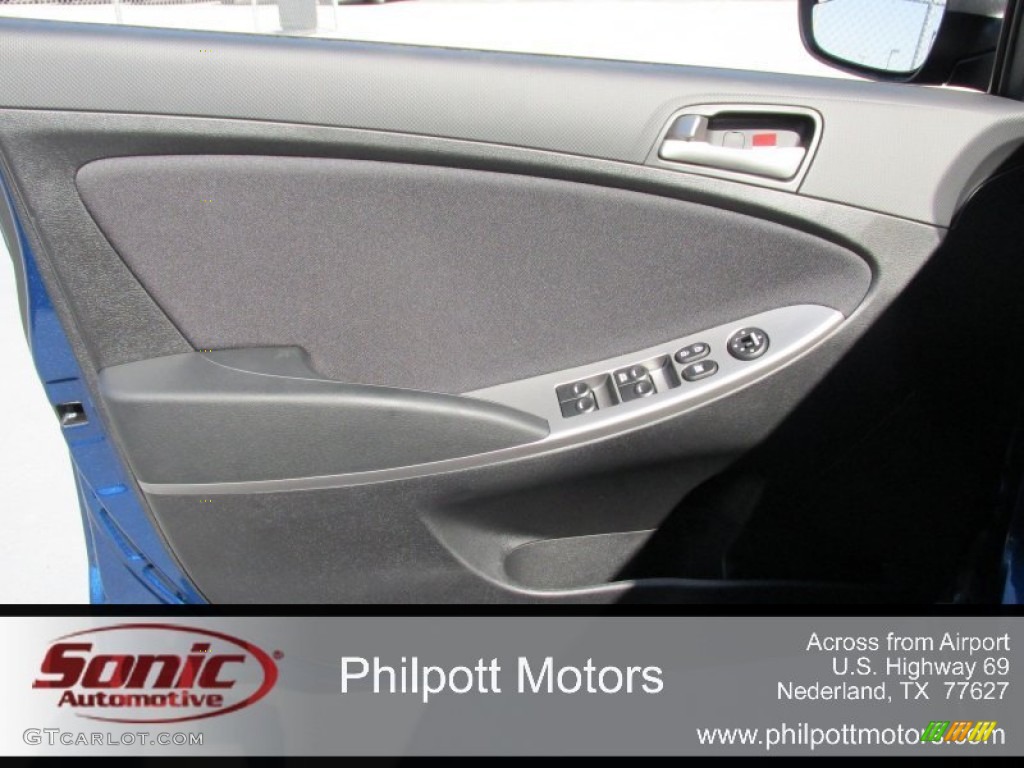 2015 Accent GS 5-Door - Pacific Blue / Black photo #19