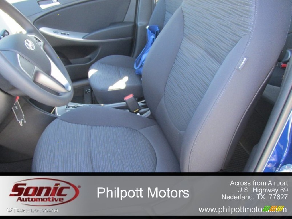 2015 Accent GS 5-Door - Pacific Blue / Black photo #21