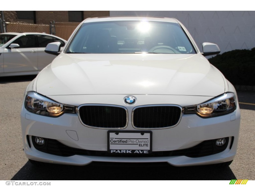 2015 3 Series 328i xDrive Sedan - Alpine White / Black photo #8