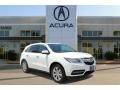 White Diamond Pearl 2016 Acura MDX Advance