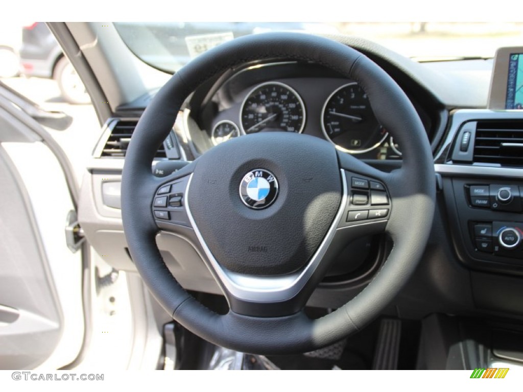 2015 3 Series 328i xDrive Sedan - Alpine White / Black photo #19