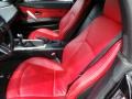 2005 BMW Z4 Dream Red/Black Interior Front Seat Photo