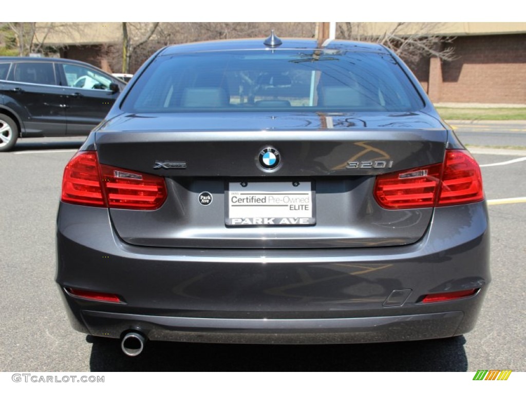 2015 3 Series 320i xDrive Sedan - Mineral Grey Metallic / Black photo #4