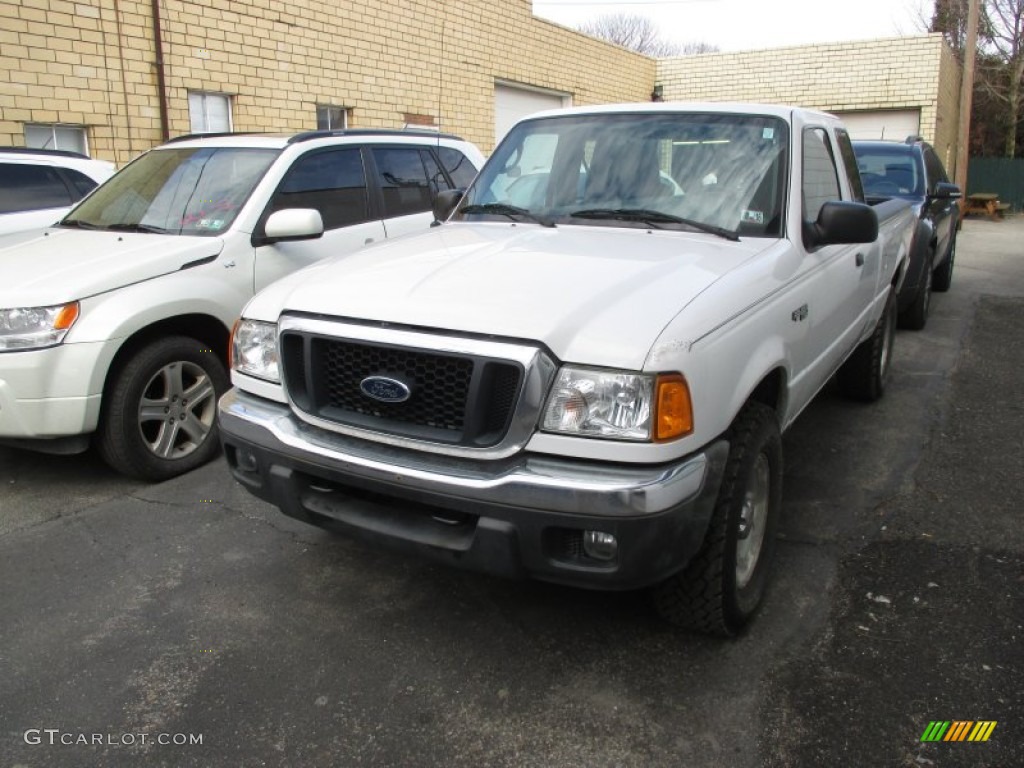 Oxford White 2005 Ford Ranger XLT SuperCab 4x4 Exterior Photo #102827953