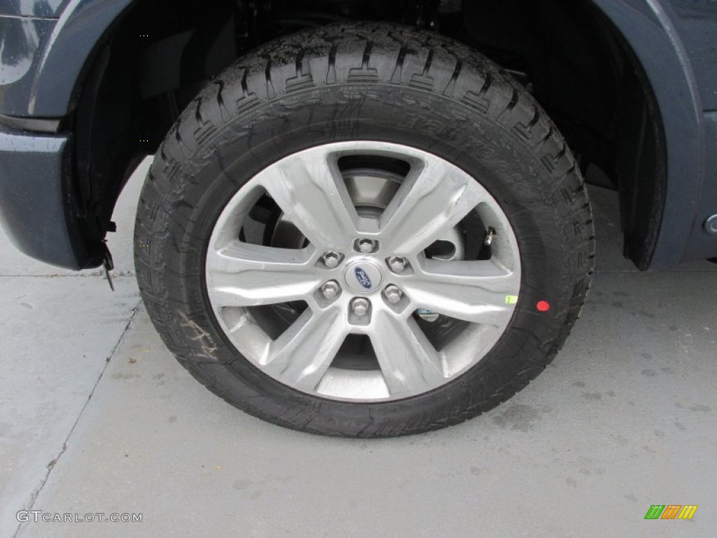 2015 F150 Platinum SuperCrew 4x4 - Blue Jeans Metallic / Platinum Brunello photo #11