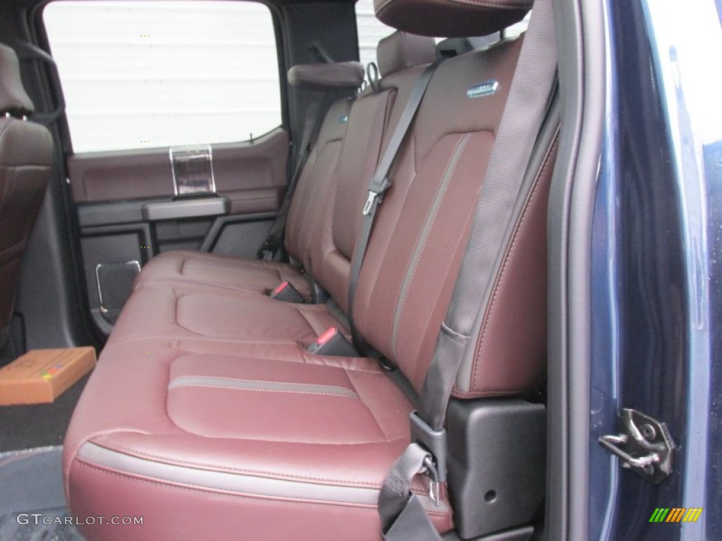 2015 F150 Platinum SuperCrew 4x4 - Blue Jeans Metallic / Platinum Brunello photo #21