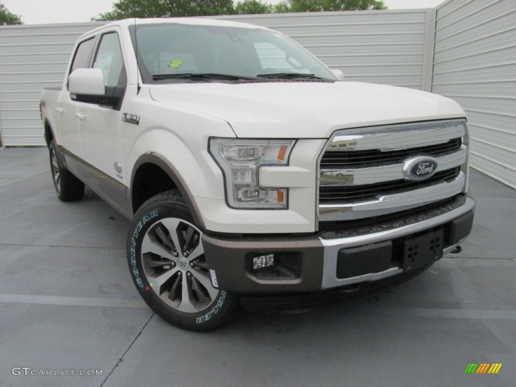 White Platinum Tricoat Ford F150