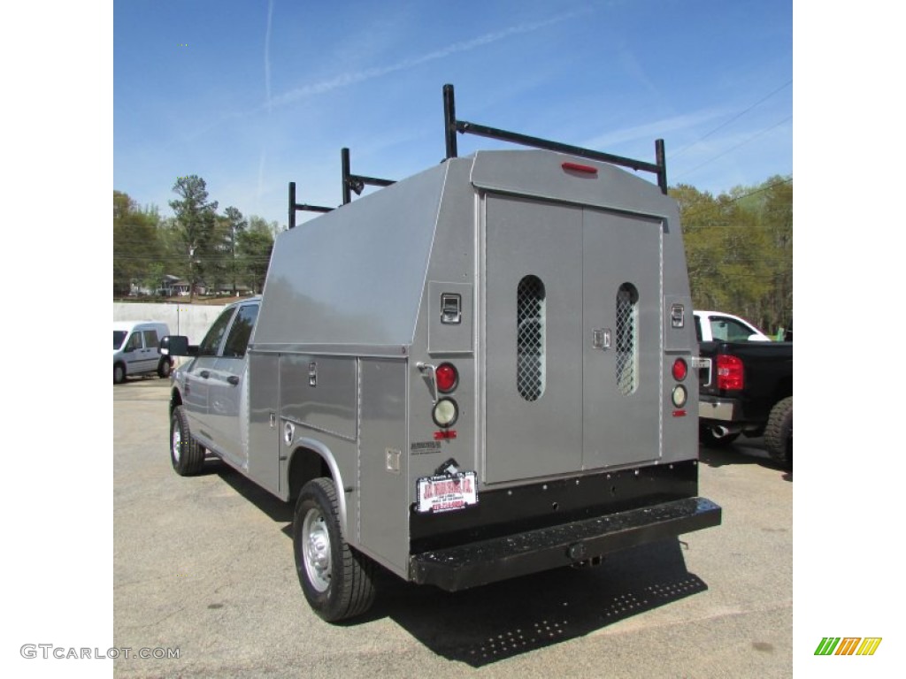 2011 Ram 3500 HD SLT Crew Cab 4x4 - Bright Silver Metallic / Dark Slate Gray/Medium Graystone photo #3