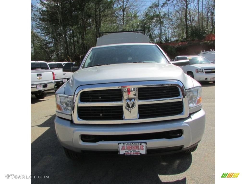 2011 Ram 3500 HD SLT Crew Cab 4x4 - Bright Silver Metallic / Dark Slate Gray/Medium Graystone photo #8