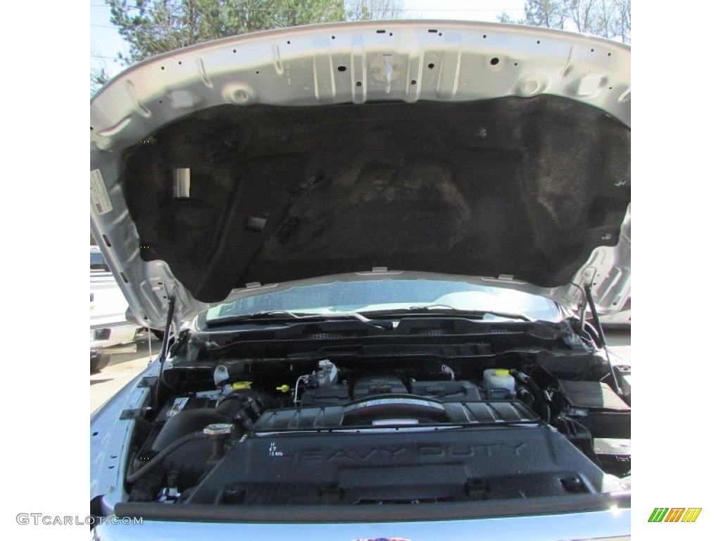 2011 Ram 3500 HD SLT Crew Cab 4x4 - Bright Silver Metallic / Dark Slate Gray/Medium Graystone photo #9