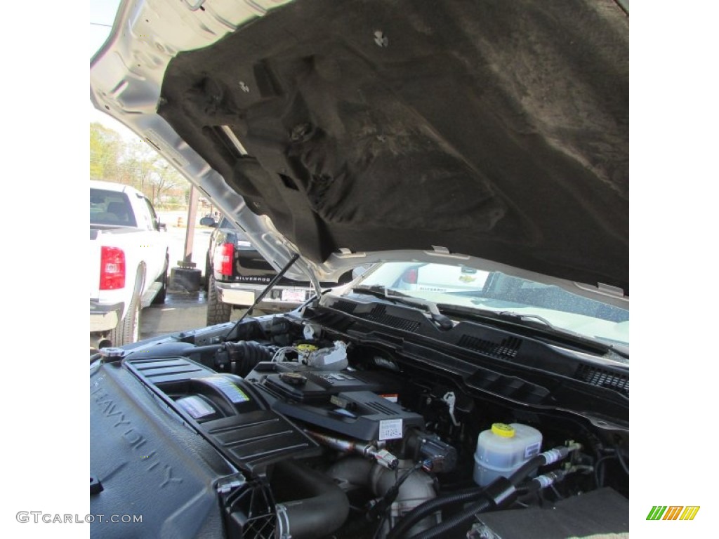 2011 Ram 3500 HD SLT Crew Cab 4x4 - Bright Silver Metallic / Dark Slate Gray/Medium Graystone photo #11