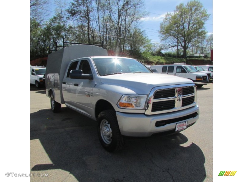 2011 Ram 3500 HD SLT Crew Cab 4x4 - Bright Silver Metallic / Dark Slate Gray/Medium Graystone photo #51
