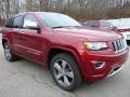 Deep Cherry Red Crystal Pearl 2015 Jeep Grand Cherokee Overland 4x4 Exterior