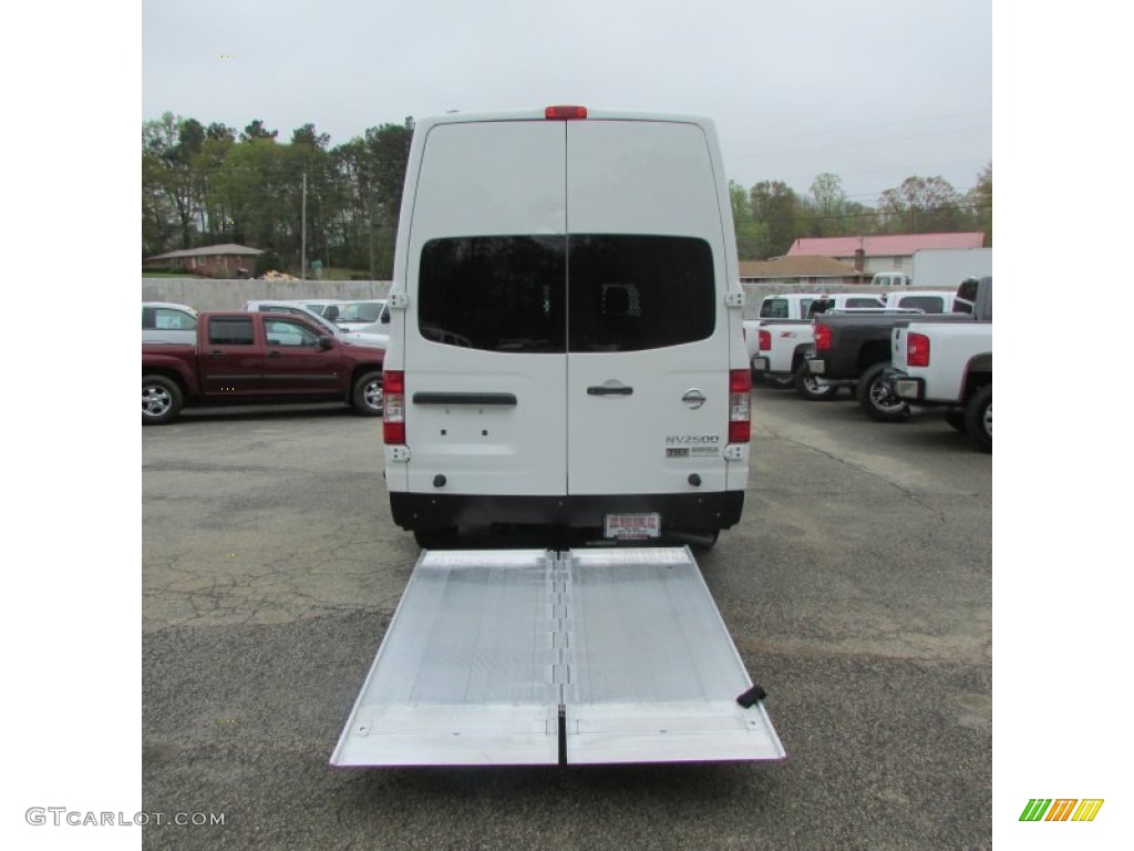 2012 NV 2500 HD SV High Roof - Blizzard White / Charcoal photo #8