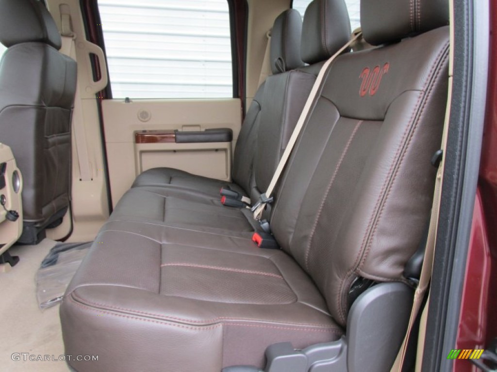 2015 Ford F350 Super Duty King Ranch Crew Cab 4x4 Rear Seat Photos