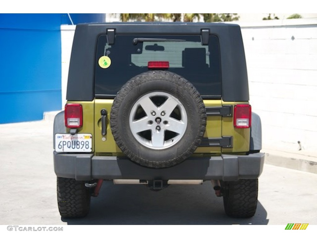 2010 Wrangler Unlimited Rubicon 4x4 - Rescue Green Metallic / Dark Slate Gray/Medium Slate Gray photo #9