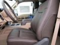 2015 Ford F350 Super Duty King Ranch Mesa Antique Affect/Adobe Interior Front Seat Photo
