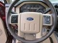 2015 Ford F350 Super Duty King Ranch Mesa Antique Affect/Adobe Interior Steering Wheel Photo