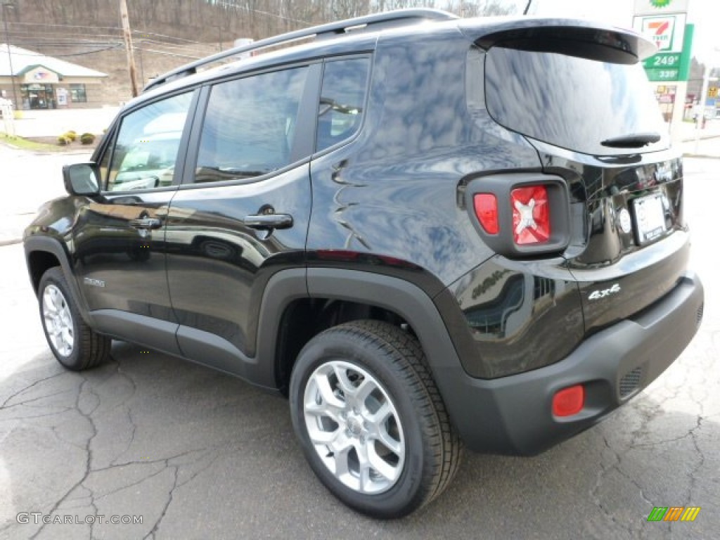 2015 Renegade Latitude 4x4 - Black / Bark Brown/Ski Gray photo #3