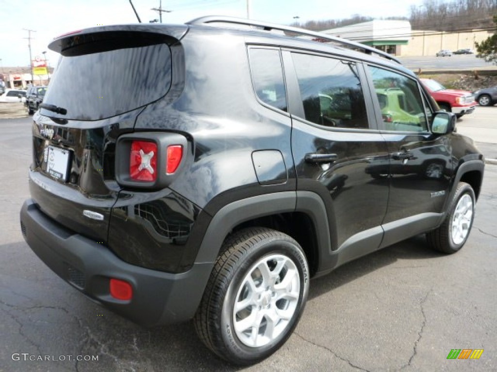 2015 Renegade Latitude 4x4 - Black / Bark Brown/Ski Gray photo #6