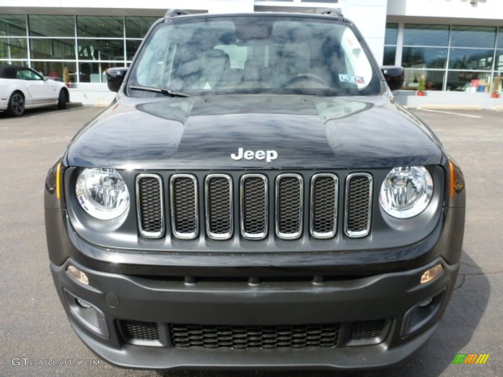 Black 2015 Jeep Renegade Latitude 4x4 Exterior Photo #102832705