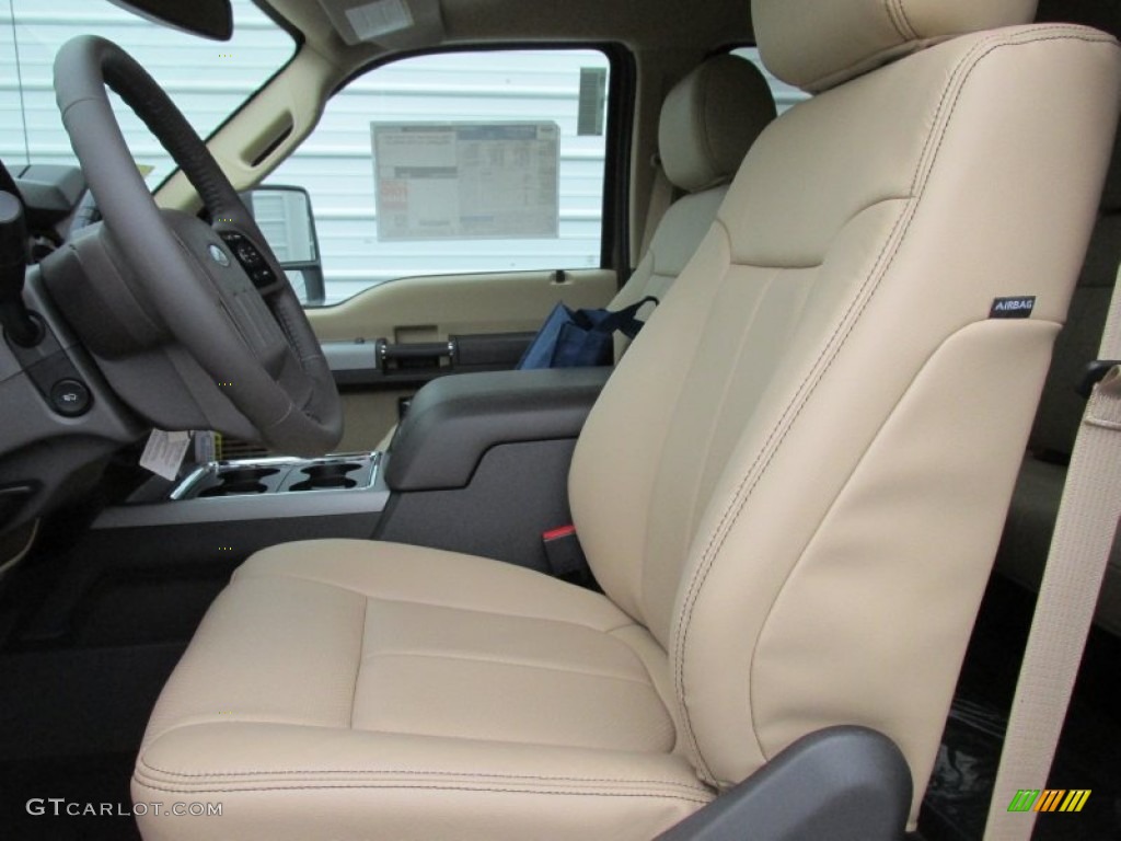 2015 Ford F350 Super Duty Lariat Crew Cab 4x4 Front Seat Photo #102832999