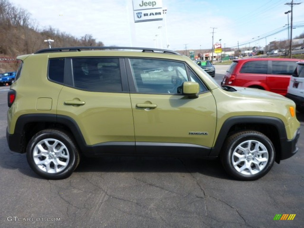 Commando Green 2015 Jeep Renegade Latitude 4x4 Exterior Photo #102833080