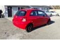 2007 Absolutely Red Toyota Yaris 3 Door Liftback  photo #2