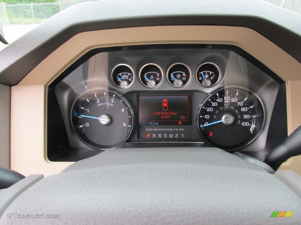 2015 Ford F350 Super Duty Lariat Crew Cab 4x4 Gauges Photo #102833239