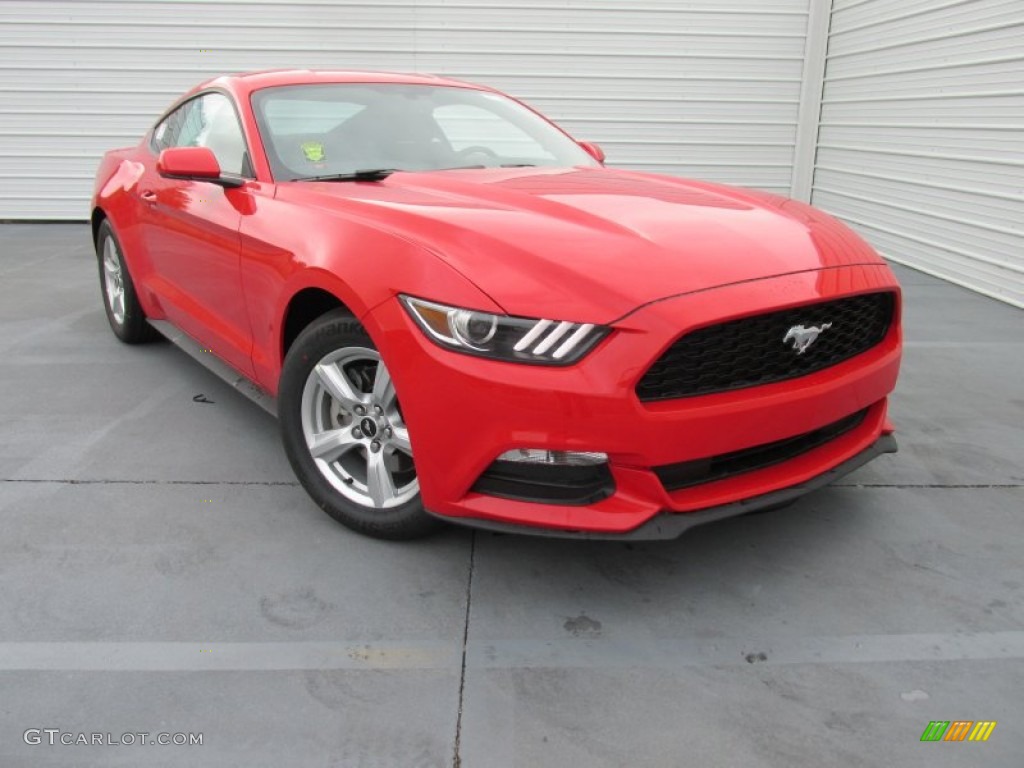 2015 Mustang V6 Coupe - Race Red / Ebony photo #1
