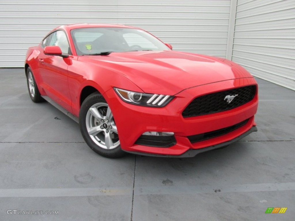 2015 Mustang V6 Coupe - Race Red / Ebony photo #2