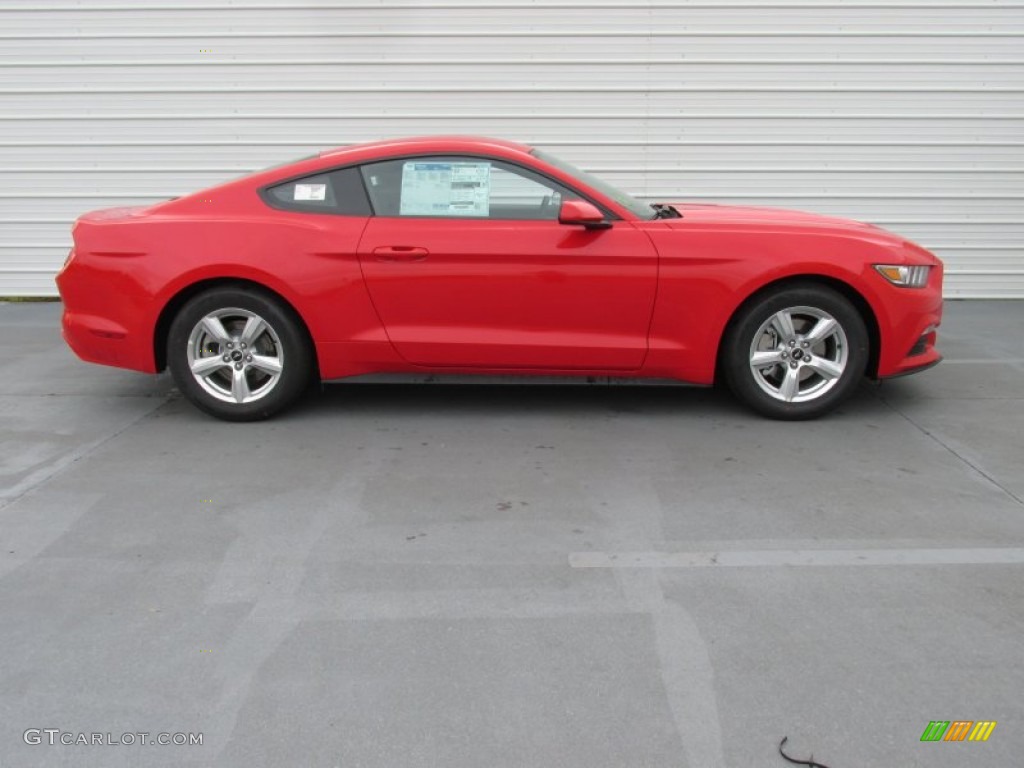 Race Red 2015 Ford Mustang V6 Coupe Exterior Photo #102833374