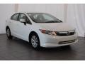 Taffeta White - Civic LX Sedan Photo No. 2