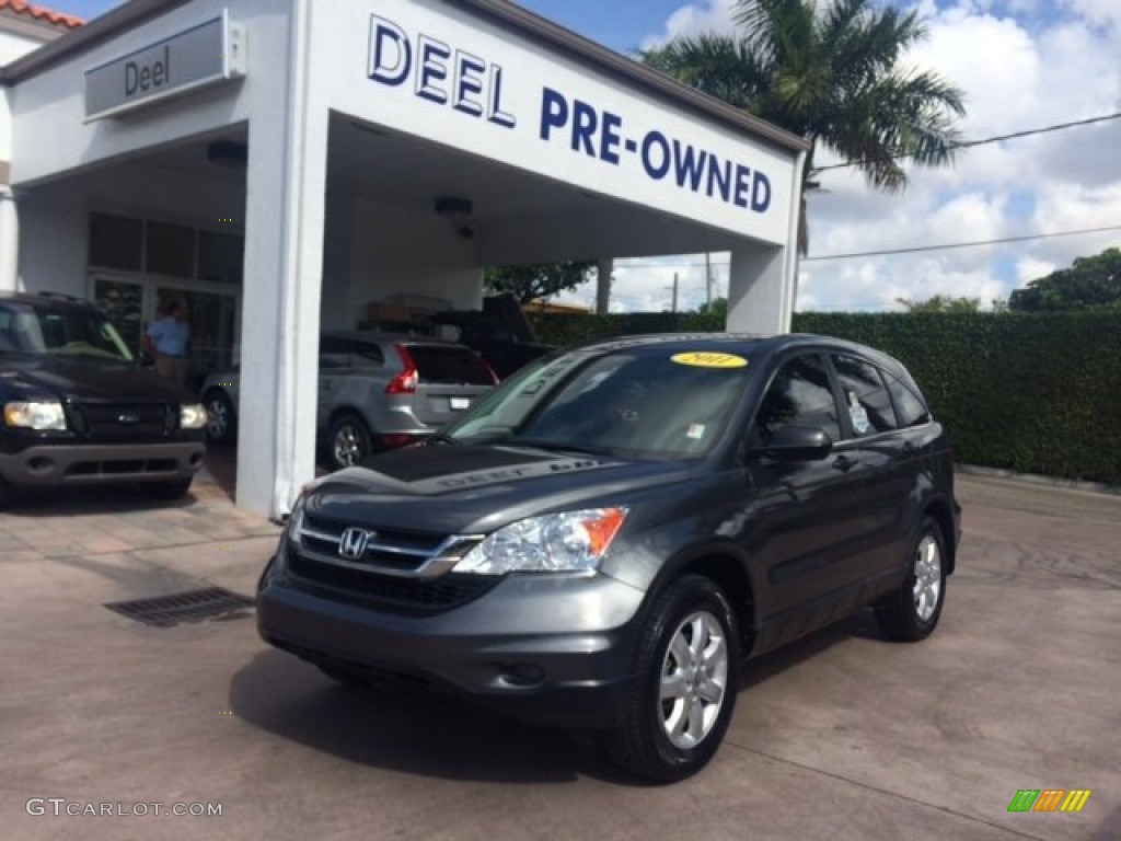 2011 CR-V SE - Polished Metal Metallic / Black photo #1