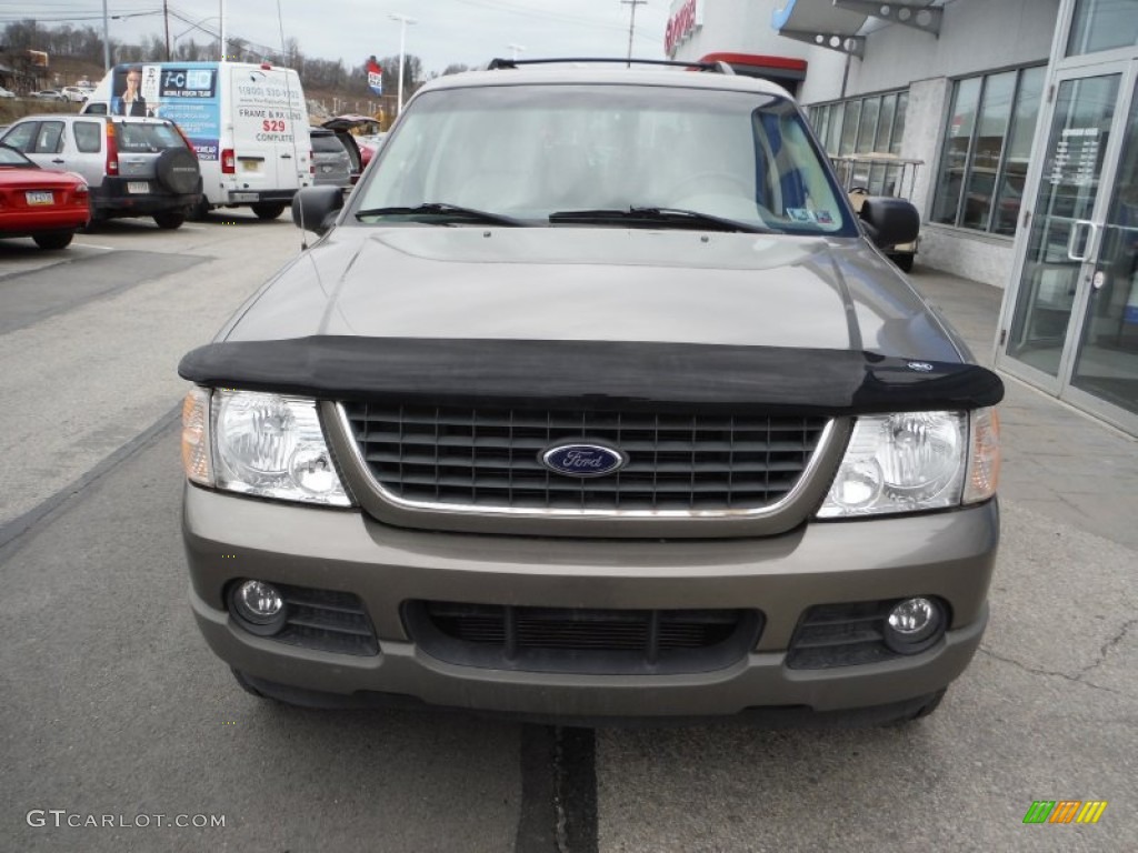 2002 Explorer XLT 4x4 - Mineral Grey Metallic / Medium Parchment photo #3