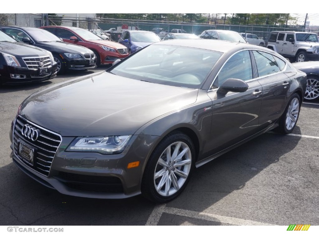2012 A7 3.0T quattro Prestige - Dakota Grey Metallic / Nougat Brown photo #1