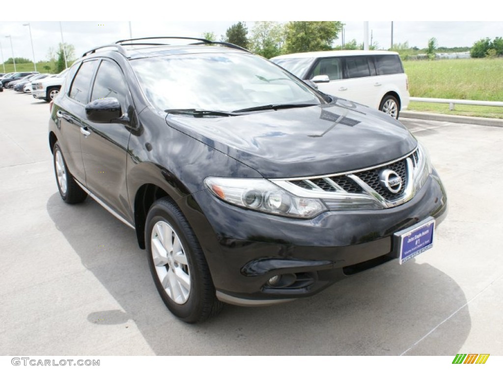 2011 Murano LE - Super Black / Black photo #10