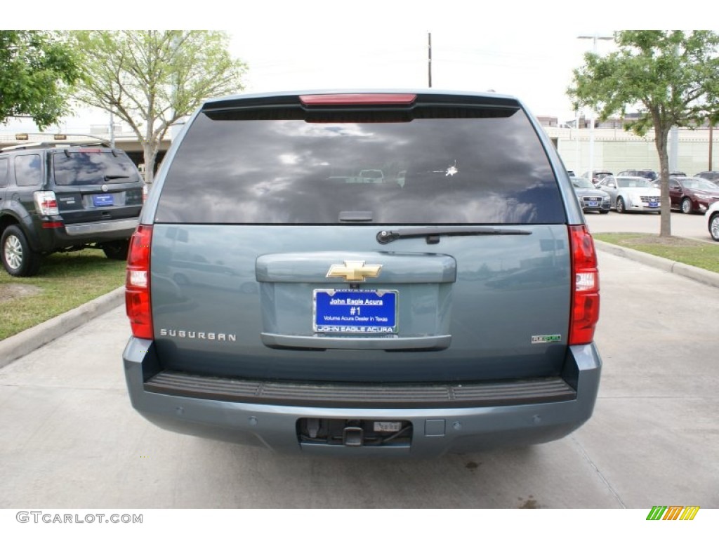 2010 Suburban LT - Blue Granite Metallic / Light Cashmere/Dark Cashmere photo #7