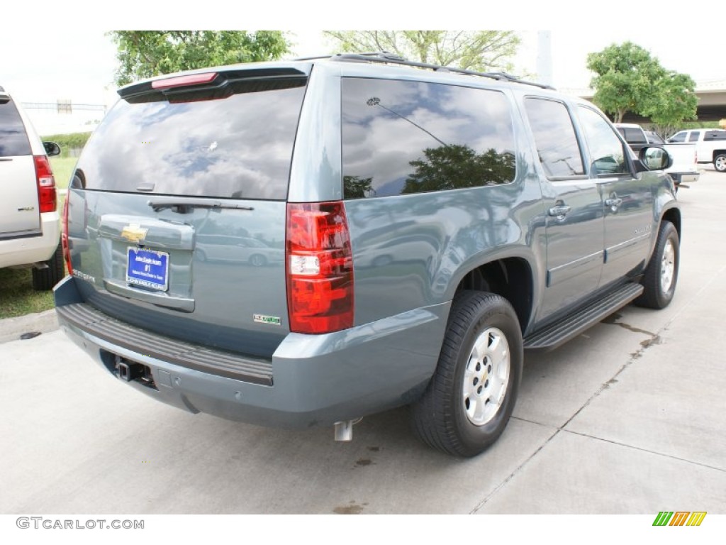 2010 Suburban LT - Blue Granite Metallic / Light Cashmere/Dark Cashmere photo #8