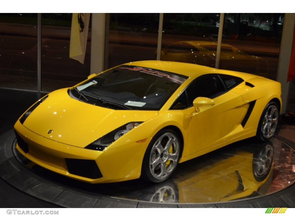 2004 Gallardo Coupe - Giallo Midas / Blu Scylla photo #1
