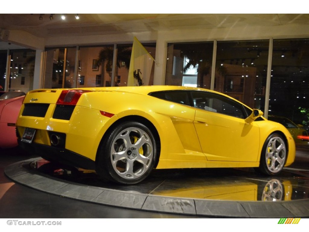 2004 Gallardo Coupe - Giallo Midas / Blu Scylla photo #18