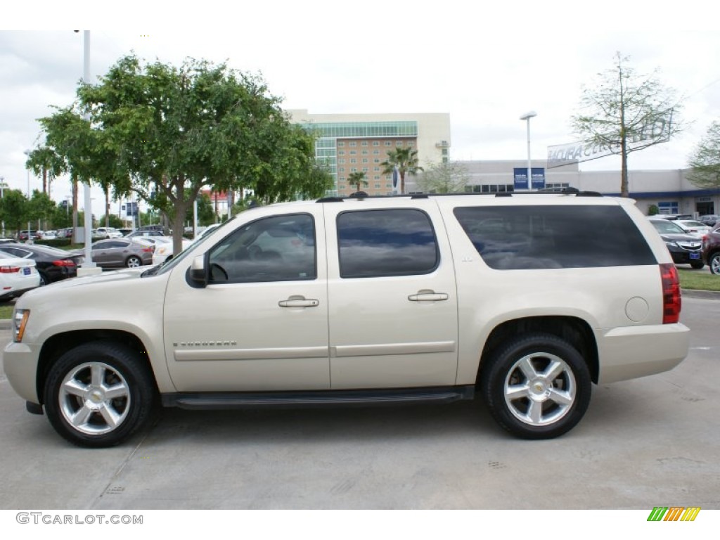 2007 Suburban 1500 LTZ - Gold Mist Metallic / Light Cashmere/Ebony photo #5