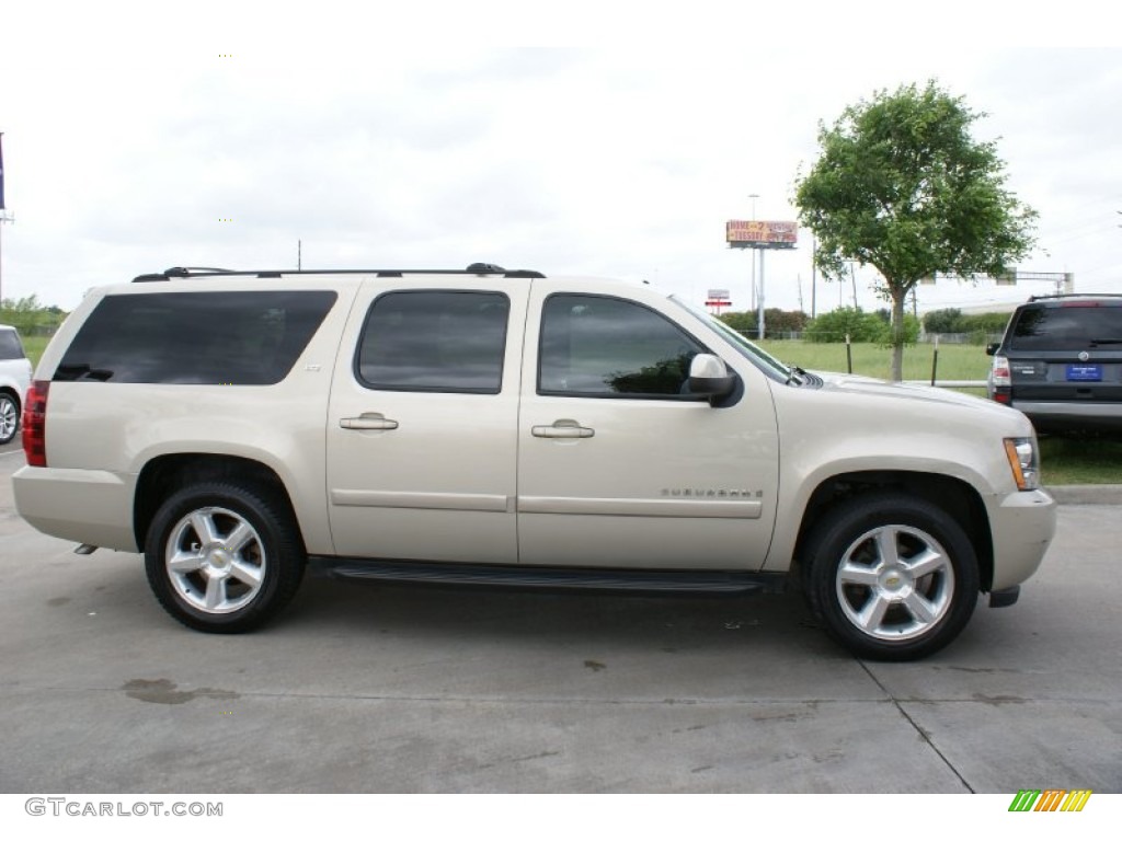 2007 Suburban 1500 LTZ - Gold Mist Metallic / Light Cashmere/Ebony photo #9